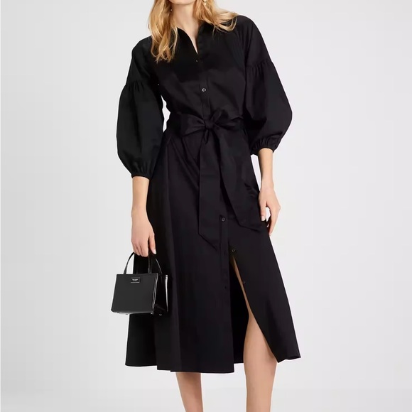 Kate Spade Poplin Midi Dress - Picture 3 of 4